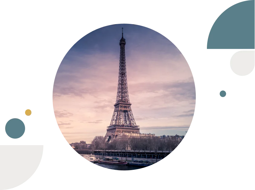 Вид на Эйфелеву башню